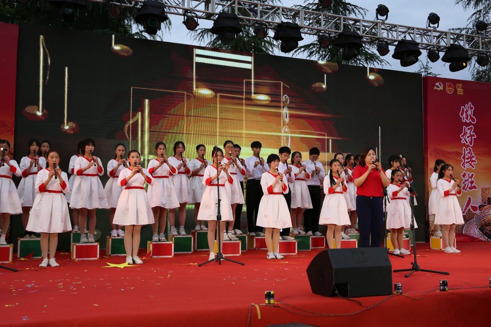 龙岗中学举行文化艺术节庆祝建党百年 - 重庆大足文明网